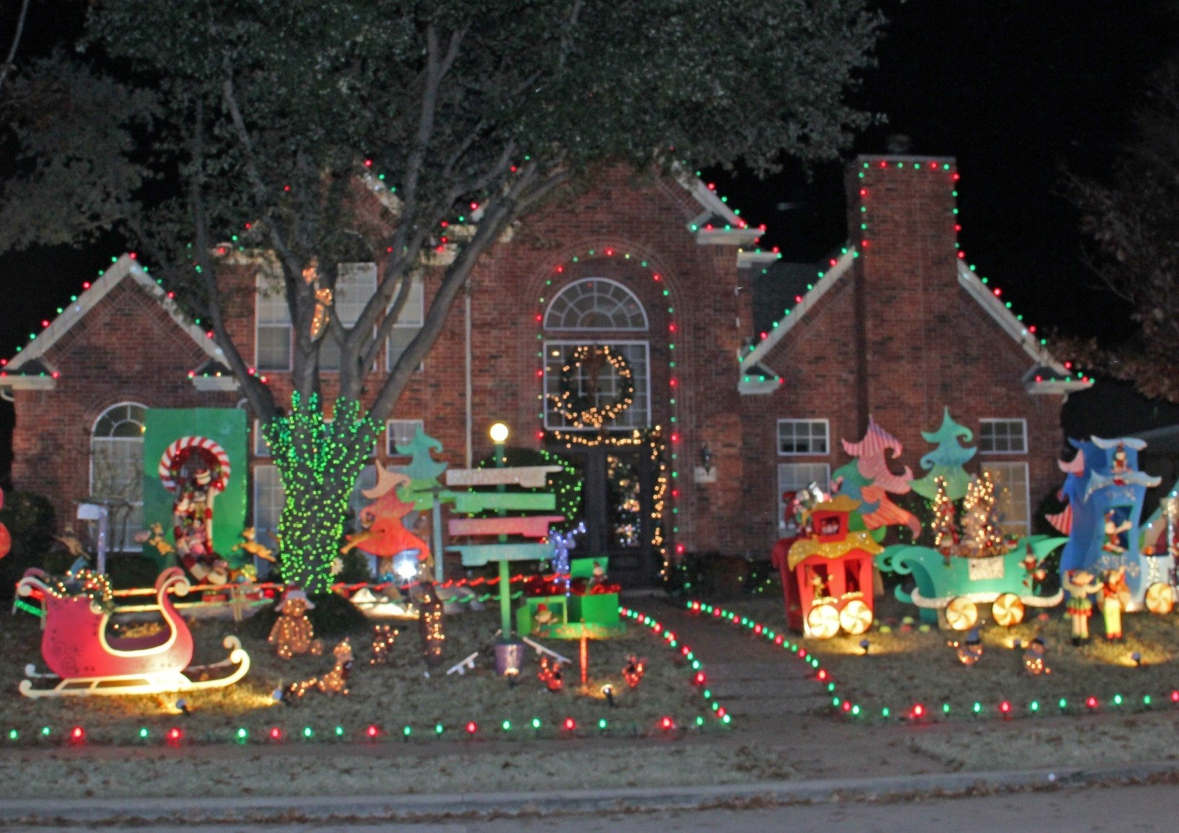 Deerfield Lights Display Visit Plano inside proportions 1693 X 1197