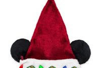 Disney Santa Christmas Holiday Hat Mickey Mouse Light Up throughout size 1200 X 1200