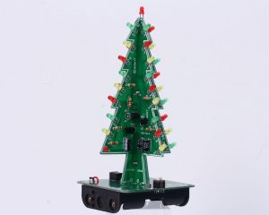 Diy 3d Christmas Tree Kit With Rgb Flashing Leds 9 Steps With throughout proportions 1000 X 800