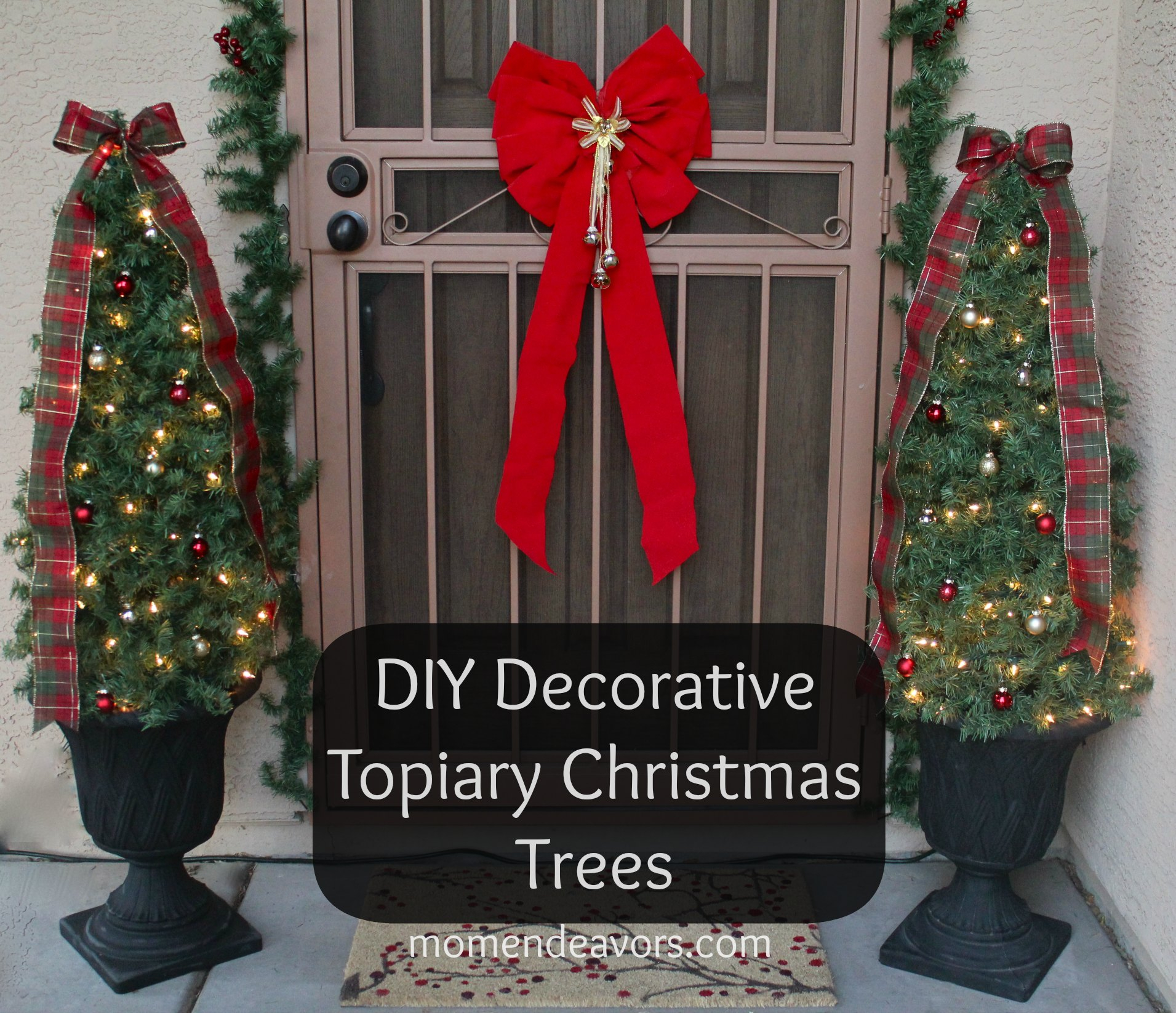 Diy Decorative Topiary Christmas Trees with regard to dimensions 1911 X 1646