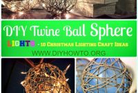 Diy Twine Sphere Ball Lights Instruction Diy Christmas Lights with dimensions 670 X 1200