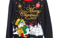 Drunken Snowman Light Up Tacky Ugly Christmas Sweater The Ugly within size 1000 X 1000