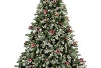 Flocked Hawthorne Prelit Tree Christmas Lights Etc regarding measurements 800 X 1174
