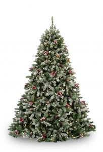 Flocked Hawthorne Prelit Tree Christmas Lights Etc regarding measurements 800 X 1174