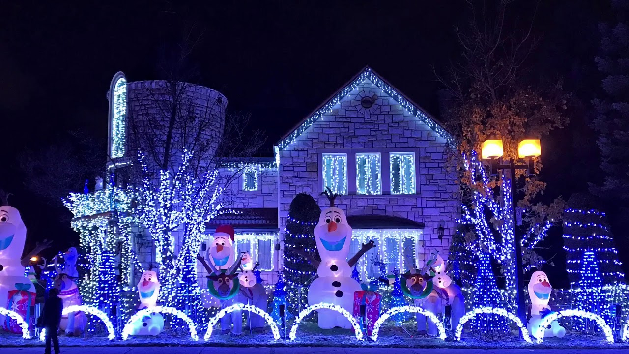 Frozen Land 2017 2018 Sami Hajjars Christmas Display Montreal in proportions 1280 X 720