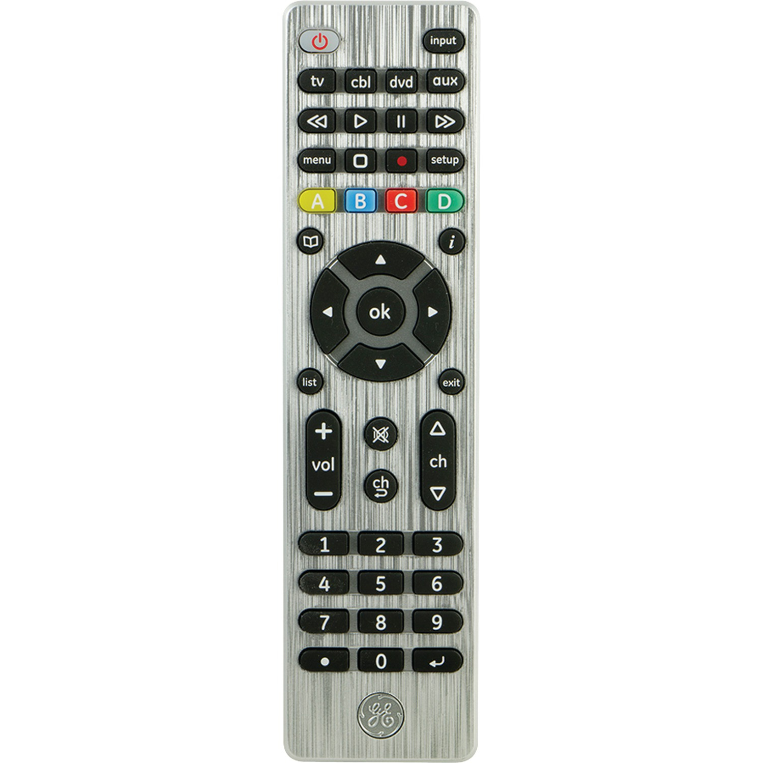 Ge 33709 4 Device Universal Remote Walmart inside dimensions 1500 X 1500