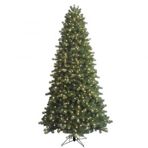 Ge 9 Ft Indoor Pre Lit Led Energy Smart Spruce Artificial Christmas within dimensions 1000 X 1000