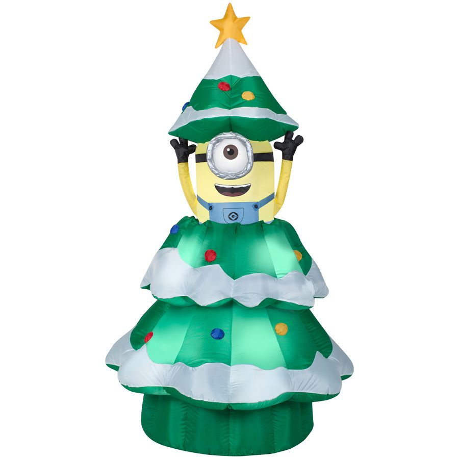 Gemmy 698 Ft X 377 Ft Animatronic Lighted Minion Christmas in dimensions 900 X 900