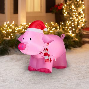 Gemmy Airblown Inflatable 3 Pig Christmas Decoration Walmart for sizing 2000 X 2000