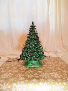 Green Ceramic Christmas Tree Vintage Lighted Christmas Tree 19 regarding size 1125 X 1500