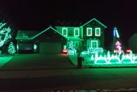 Green Christmas Lights Galore This Christmas Lights House Is As in proportions 4128 X 2322