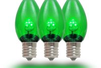 Green Led C7 Glass Christmas Bulbs Novelty Lights with regard to size 1000 X 1000