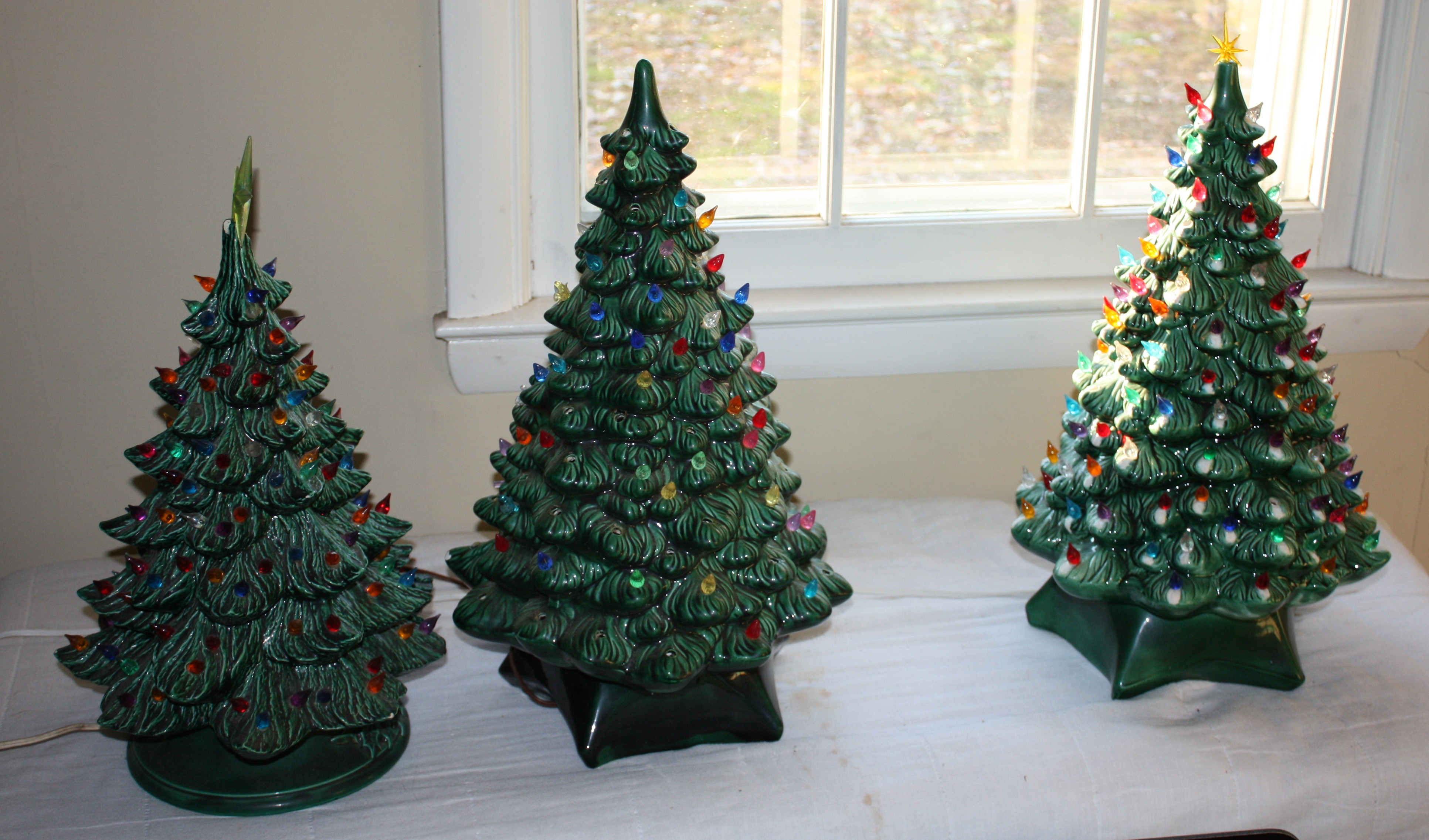 Heirloom Ceramic Christmas Tree Desecration Lets Face The Music intended for sizing 3866 X 2274
