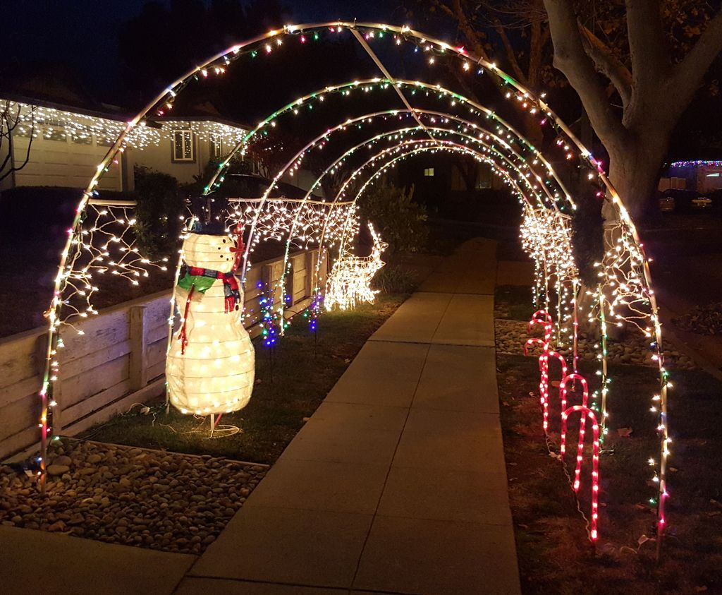 Holiday Light Tunnel 7 Steps With Pictures intended for measurements 1024 X 843