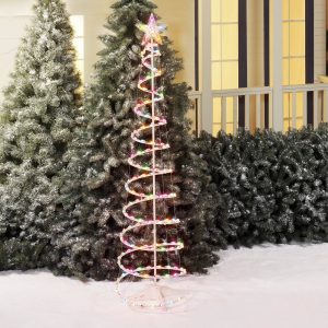 Holiday Time Pre Lit 4 Cashmere Artificial Christmas Tree Clear intended for size 1500 X 1500