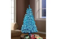 Holiday Time Pre Lit 4 Teal Blue Artificial Christmas Tree Clear with regard to measurements 2000 X 2000