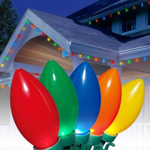 Holiday Time Ultra Bright Led C9 Christmas Lights Ceramic Multi 25 with size 2000 X 2000