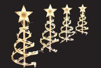 Home Accents Holiday 18 In Clear Spiral Tree Pathway Lights Set Of with sizing 1000 X 1000