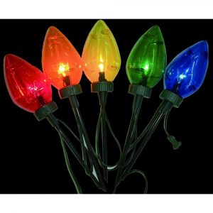 Home Accents Holiday 20 In Giant C7 Multi Color Pathway Lights Set with regard to measurements 1000 X 1000