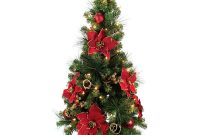 Home Accents Holiday 4 Ft Poinsettia Potted Artificial Christmas within proportions 1000 X 1000