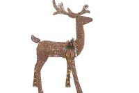 Home Accents Holiday 5 Ft Pre Lit Grapevine Animated Standing Deer within size 1000 X 1000