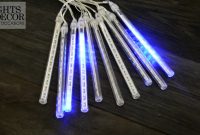 Icicle Lights Cascading Led 19 Foot Clear Wire Plug In Blue pertaining to proportions 1920 X 1080