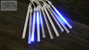 Icicle Lights Cascading Led 19 Foot Clear Wire Plug In Blue pertaining to proportions 1920 X 1080