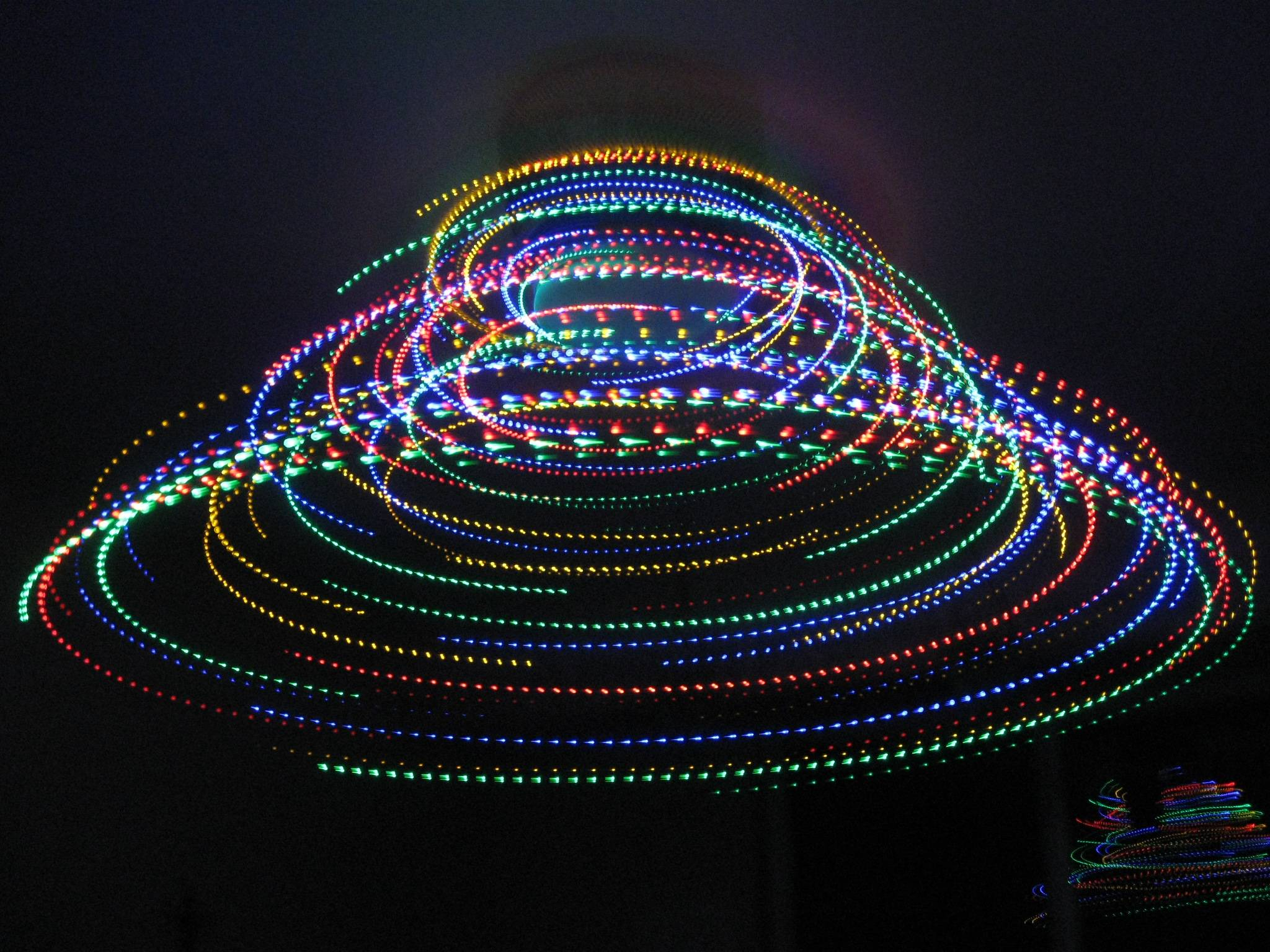 Im Still A Kid I Attached Christmas Lights To My Ceiling Fan Pics regarding size 2048 X 1536