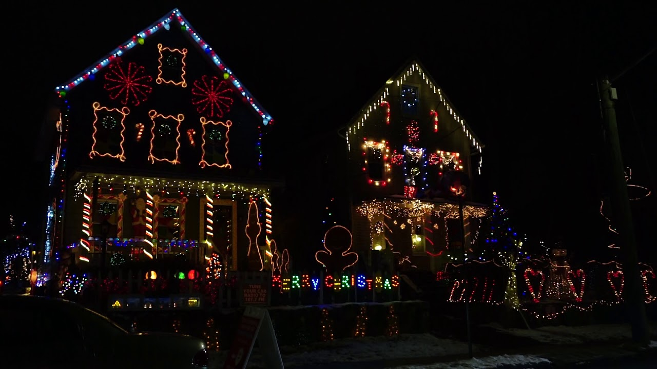 Incredible Synchronized Holiday Light Show In White Plains Ny for size 1280 X 720