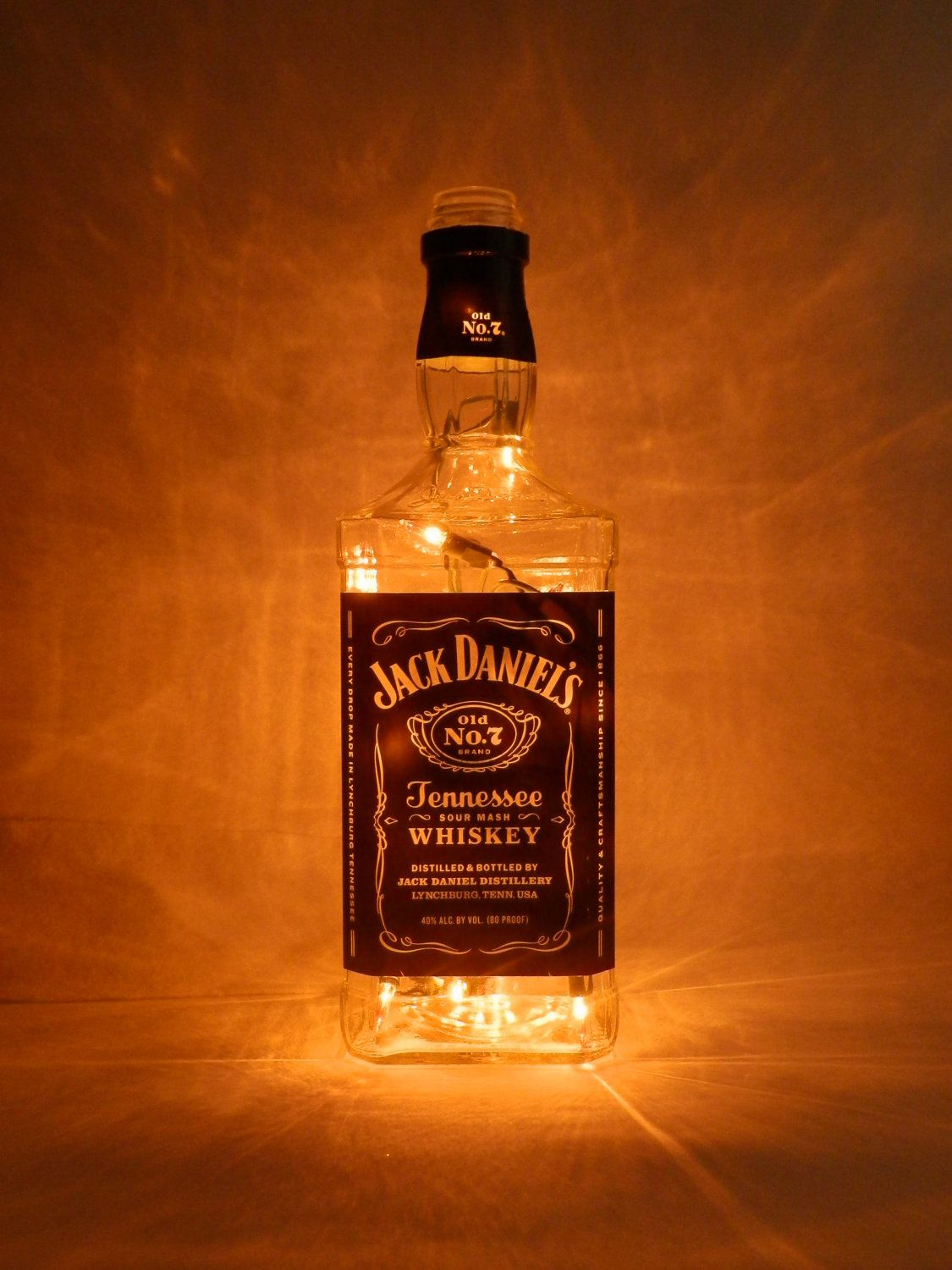 Jack Daniels Amber Lighted Bottle Bar Night Light Big Party Jack with regard to proportions 1125 X 1500