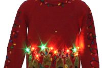 Kids Multicolor Lightup Ugly Christmas Sweater Parisian Unisex regarding sizing 1200 X 1600