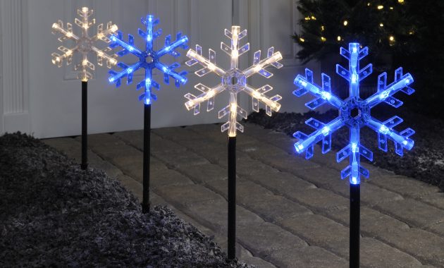 solar christmas pathway lights