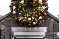 Large Outdoor Commercial Christmas Wreaths Downtown Decorations intended for measurements 3348 X 5088