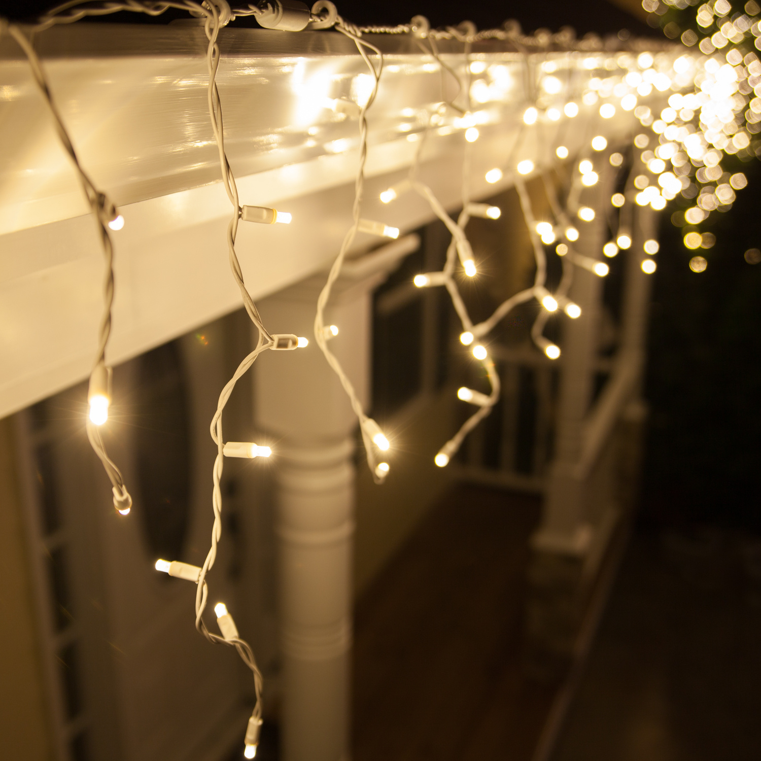 Led Christmas Lights 70 5mm Warm White Twinkle Led Icicle Lights with regard to measurements 1500 X 1500