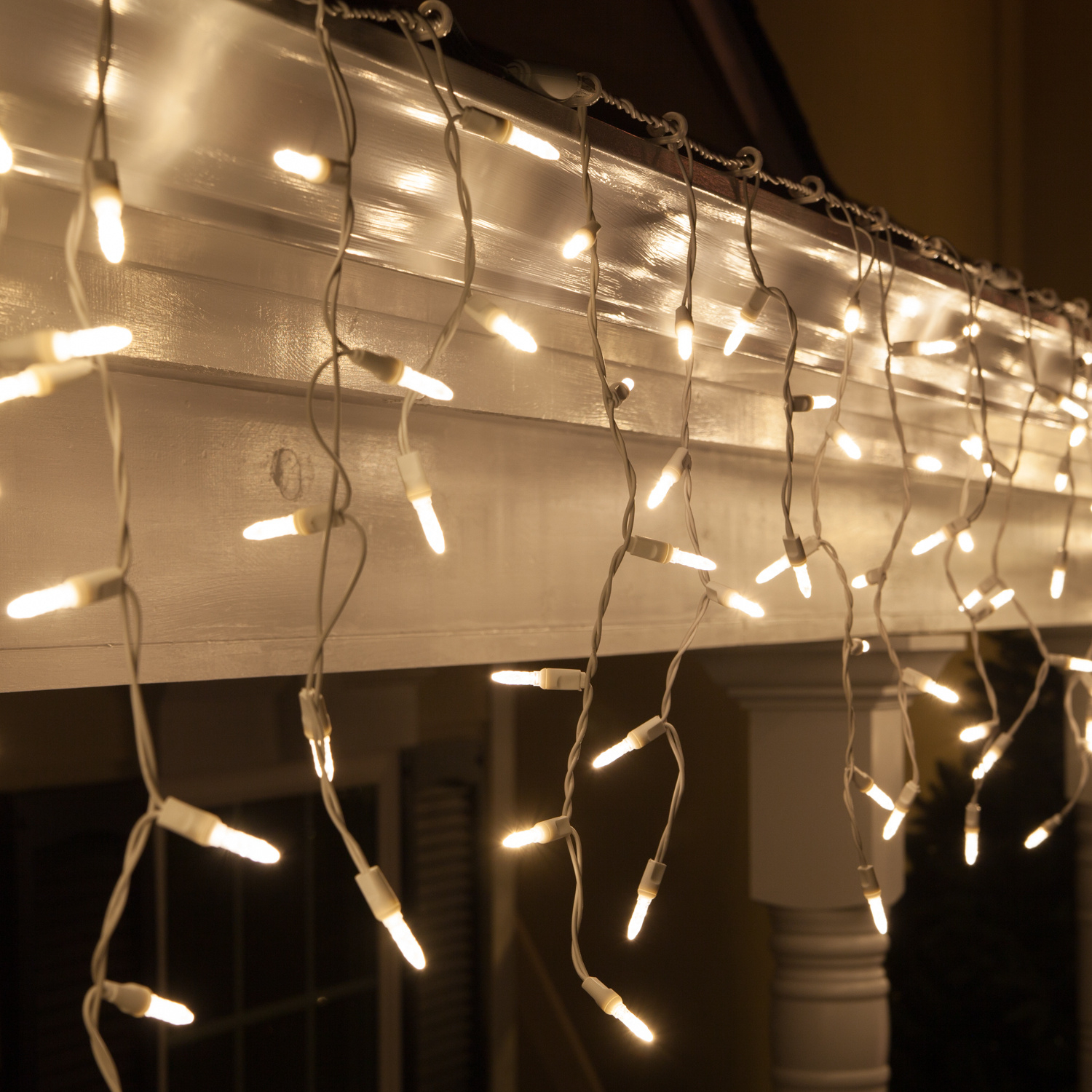 Led Christmas Lights 70 M5 Warm White Led Icicle Lights pertaining to size 1500 X 1500