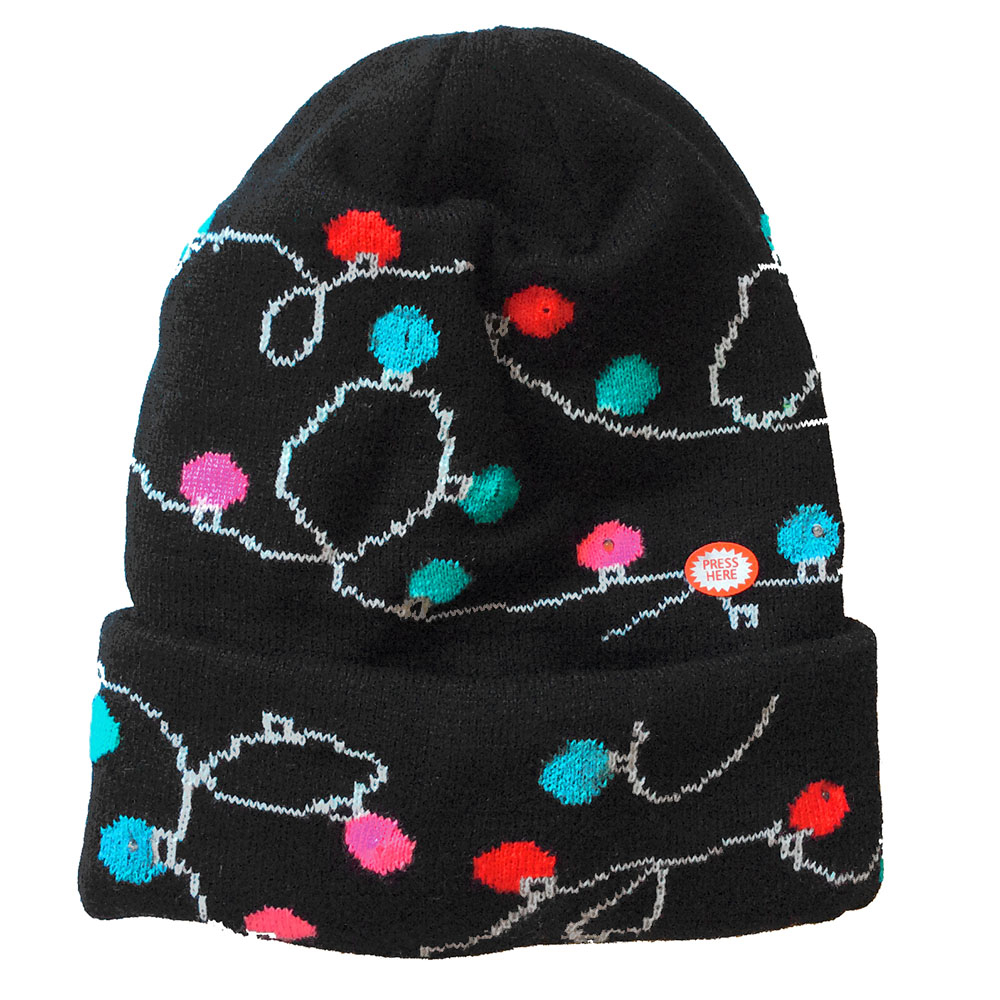 Led Light Up Christmas Lights Beanie Hat Stocking Cap The Ugly intended for sizing 1000 X 1000