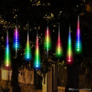 Led Meteor Shower Rain Lightsdrop Icicle Snow Falling Raindrop 30cm intended for dimensions 1000 X 1000