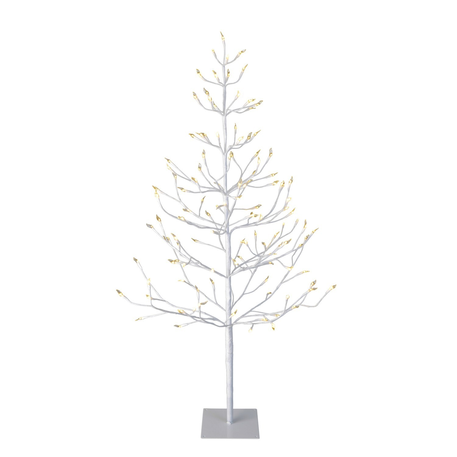 Led White Twig Tree with dimensions 1500 X 1500