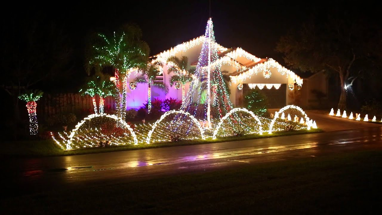 Light Up Florida 2013 Animated Christmas Lights Display 1080p inside size 1920 X 1080