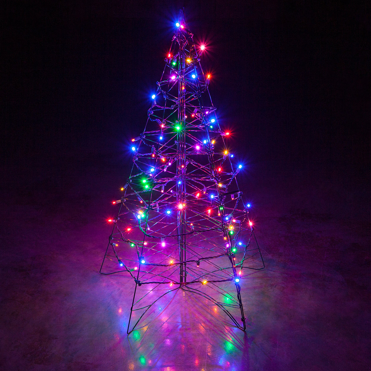 Lighted Multicolor Led Outdoor Christmas Tree for size 1200 X 1200