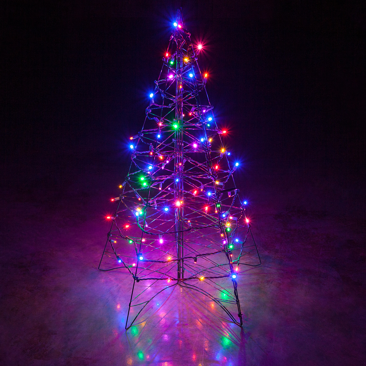 Lighted Multicolor Led Outdoor Christmas Tree pertaining to size 1200 X 1200