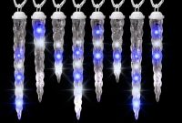 Lightshow 8 Light Icy Bluewhite Shooting Star Varied Size Icicle regarding sizing 1000 X 1000