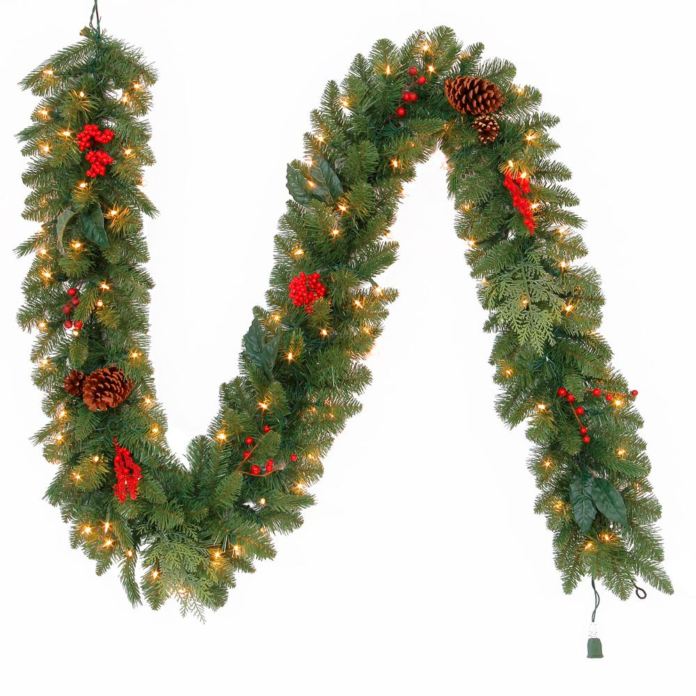 Martha Stewart Living 9 Ft Pre Lit Artificial Winslow Fir Christmas intended for dimensions 1000 X 1000