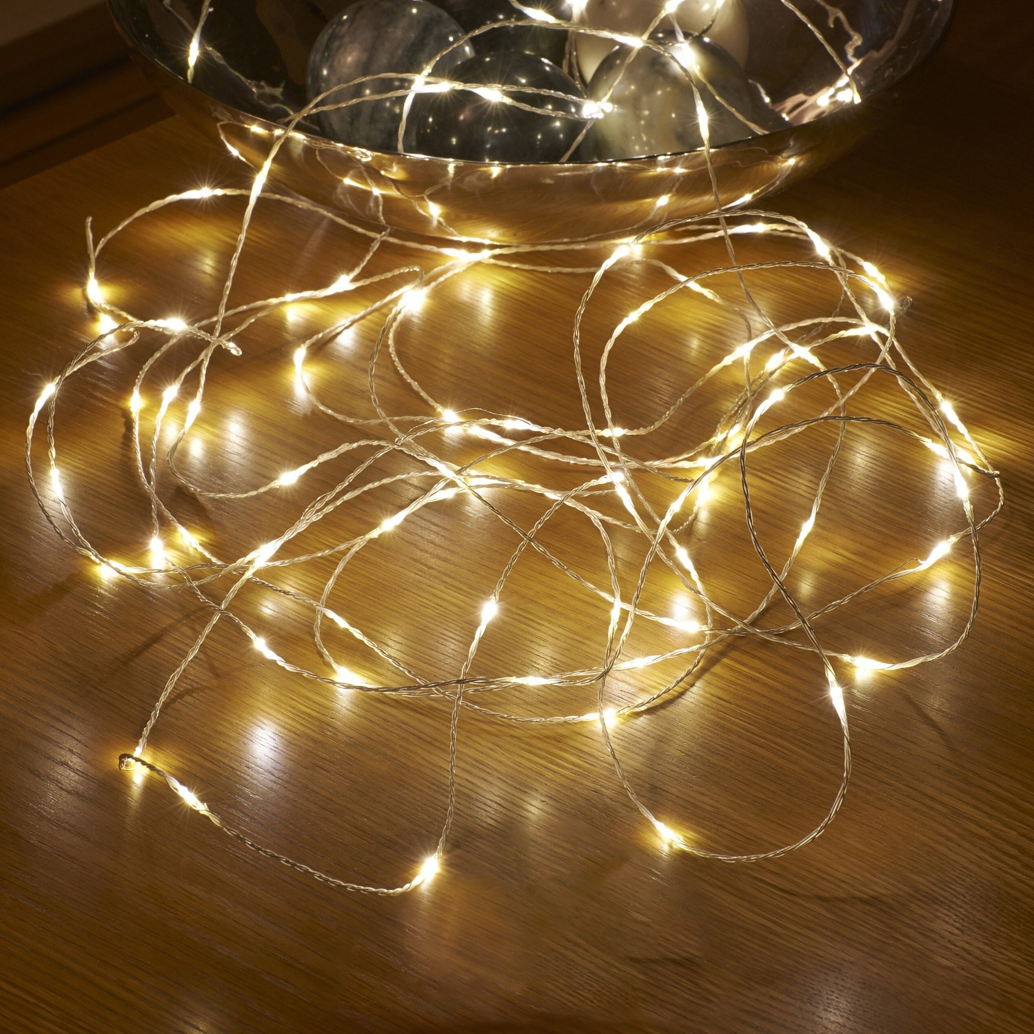 Micro Led String Lights Battery Operated Remote Controlled intended for proportions 1500 X 1500