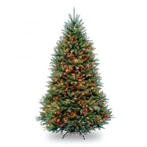 National Tree Company 75 Ft Pre Lit Dunhill Fir Hinged Artificial regarding size 1000 X 1000