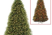 National Tree Company 9 Ft Dunhill Fir Artificial Christmas Tree With Dual Color Led Lights throughout proportions 1000 X 1000