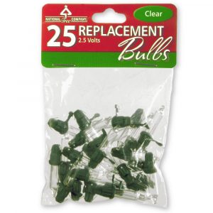 National Tree Company Clear Replacement Bulbs 25 Count Rbg 25c in sizing 1000 X 1000