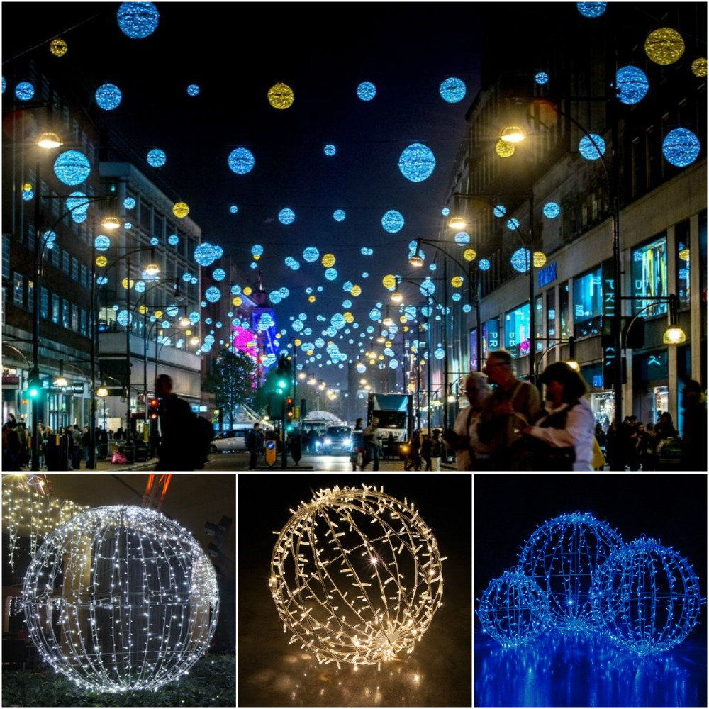 New Design Holiday Hanging Light Sphere Balls For Christmas Street inside dimensions 1000 X 1000