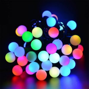 New Year Rgb 10m 100 Led Ball String Christmas Lightpartywedding inside dimensions 1000 X 1000