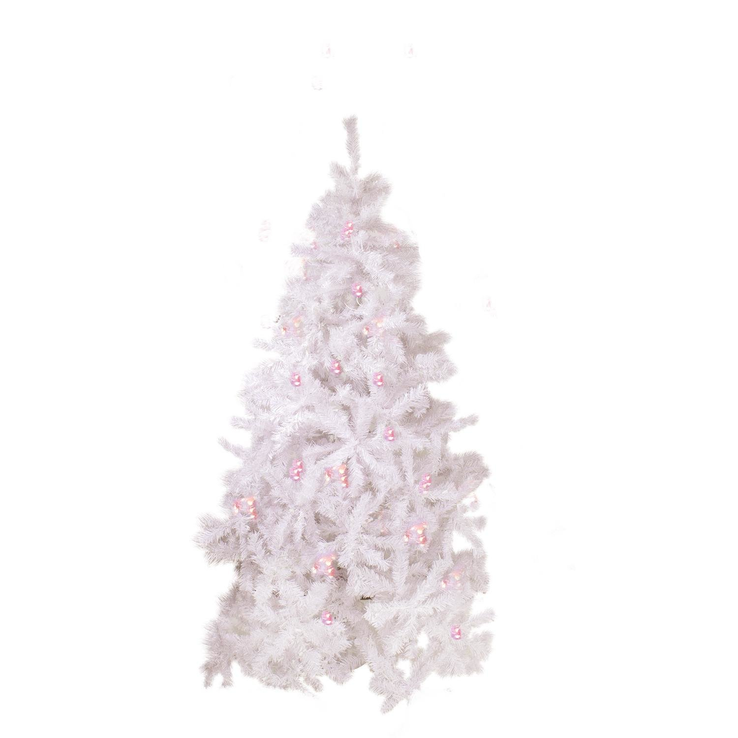 Northlight 75 White Cedar Pine Artificial Christmas Tree With Pink with proportions 1500 X 1500